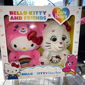 Hello Kitty x Care Bear Plushie Set